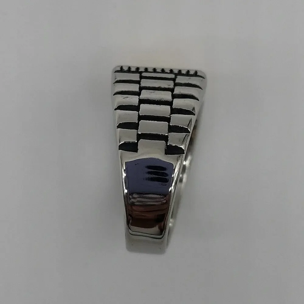Yellow Cubic Zirconia Handmade Men's Ring Size 11 NWT